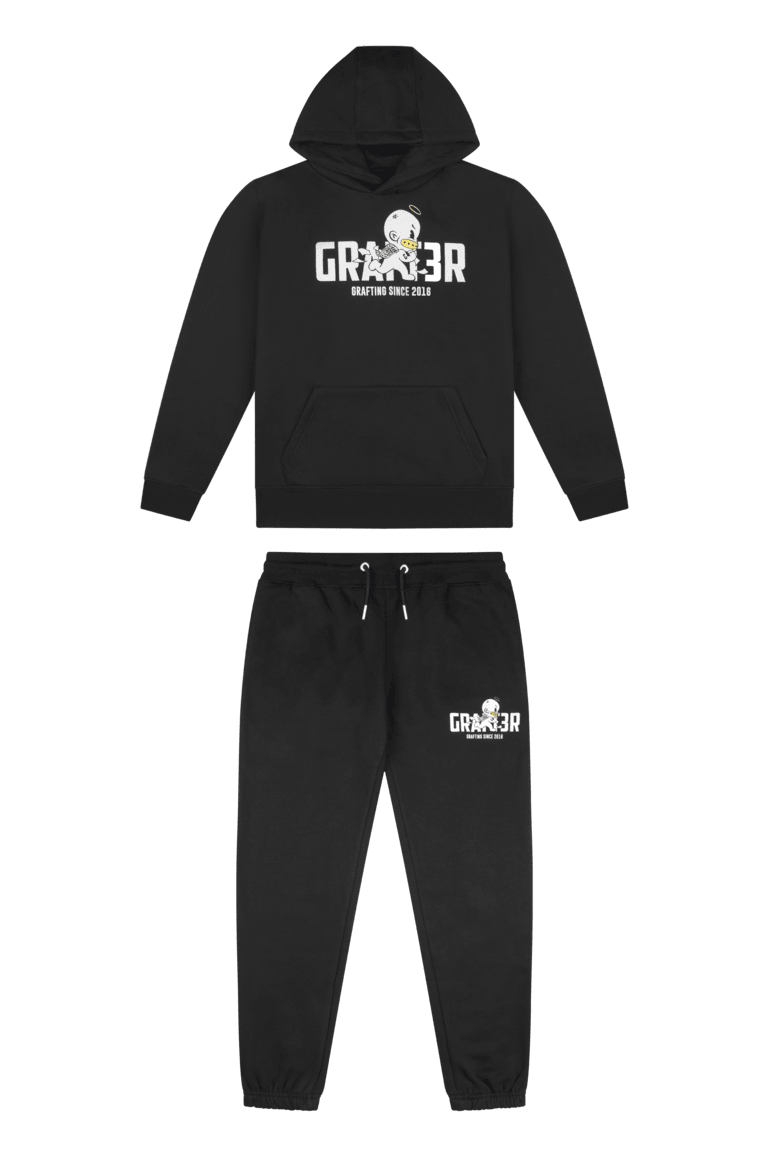 GRAFTING SINCE 2016 TRACKSUIT - BLACK